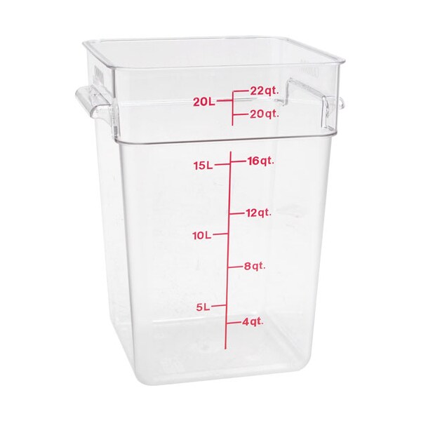 Container Sq Clear 22Qt